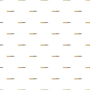 Carving wood chisel tools seamless pattern background Stock Illustration