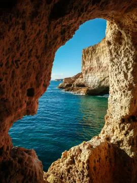 Carvoeiro Cave Stock Photos