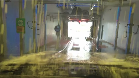 Carwash Vídeo Stock 244089518