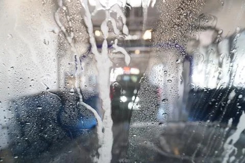 Carwash inside Stock Photos