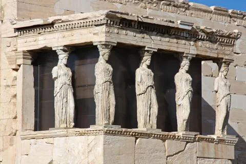 Caryatides Stock Photos