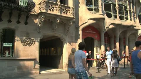 Casa Batlló Stock Footage