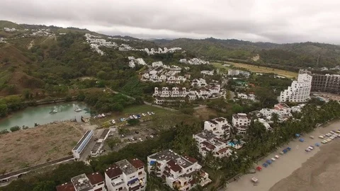 Casa Blanca Elite Community in Samé, Ecuador Video stock 80971270
