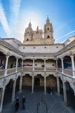 Casa de las Conchas, Salamanca, UNESCO World Heritage Site, Castile and Leon, Stock Photos