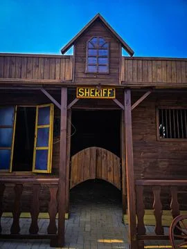 Casa do sheriff Stock Photos