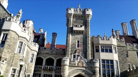 Casa Loma In Canada Stock Footage 135929651