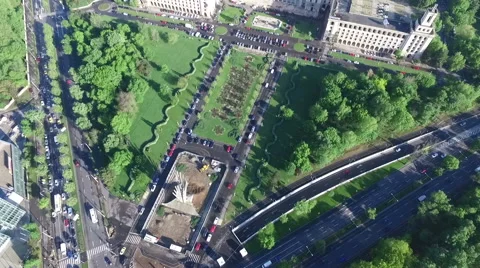 Casa Presei 3 streets Video stock 63314804