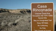 Chaco Canyon Equinox alignment time laps Stock Video Pond5