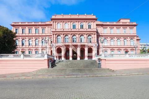 Casa Rosada Pink House Stock Photos