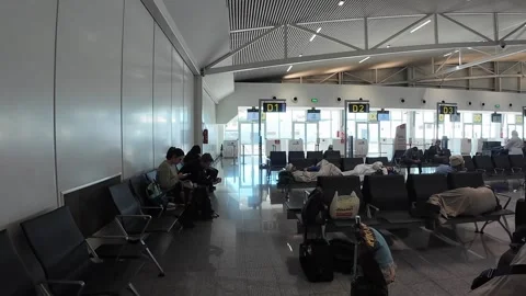 Casablanca, Morocco - April 1, 2026 - airside at CMN Airport Video stock 342404953