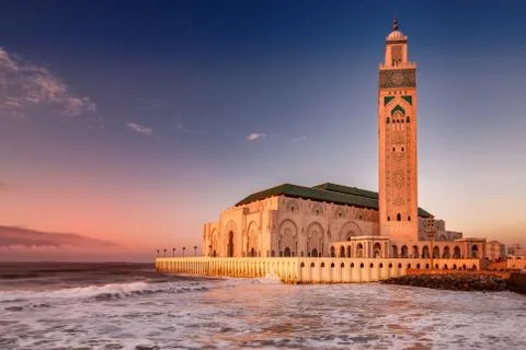 Casablanca mosque Stock Photos