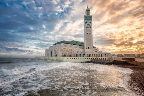Casablanca mosque Stock Photos