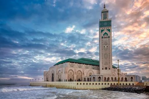Casablanca mosque Stock Photos