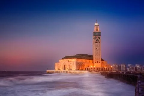 Casablanca mosque Stock Photos