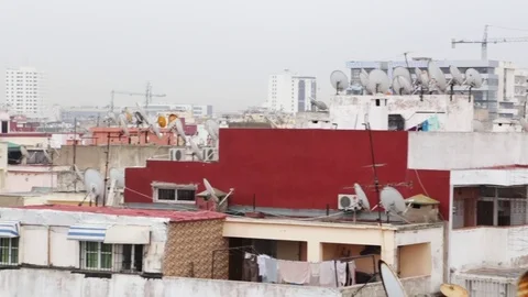 Casablanca Rooftops Stock Footage 78201869