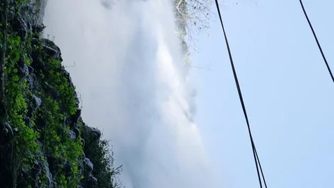 Cascada en el bosque en México Stock Footage 94839680