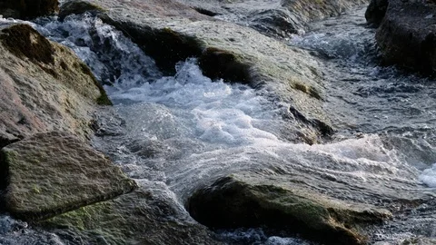 Cascade on an alpine river in austria 库存影片 126900231
