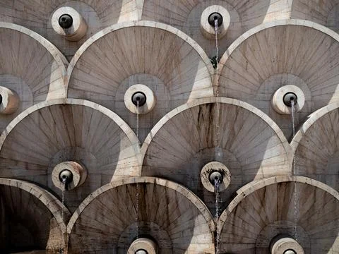 Cascade, an architectural and monumental complex in Yerevan. Stock Photos