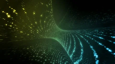 Cascade Blue Yellow Stock Footage 12432348