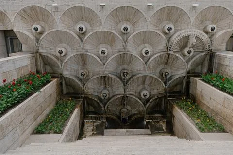 Cascade Complex in Yerevan, Armenia 스톡 사진