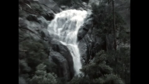 Cascade Creek Falls 1967 Stock Footage 275848100