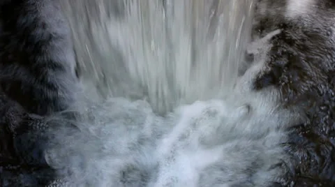 Cascade of the falling water Stock Footage 22543427