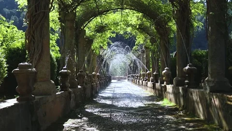 Cascade of fountains Stock Footage 272831202