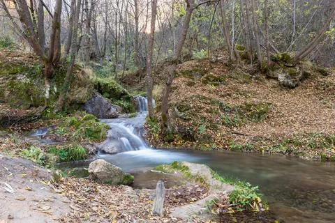 Cascade on Gostilje stream Stock Photos