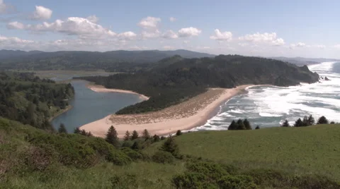 Cascade Head At The Oregon Coast Scenic Video stock 63018161