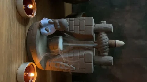Cascade incense burner. Stock Footage 221265051