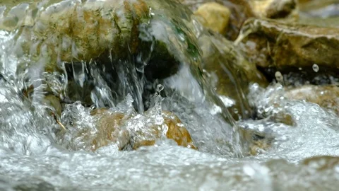 Cascade on a little river Stock Footage 126821959