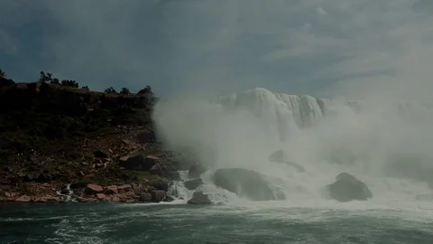 Cascade Niagara falls Stock Footage 76360300