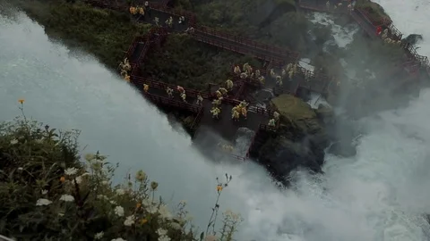 Cascade Niagara falls Stockbeeldmateriaal 76360305