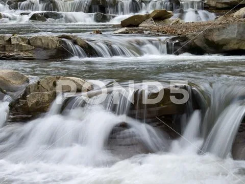 Cascade. Stock Photos