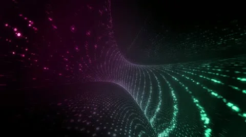 Cascade Pink Green Stock Footage 20538561