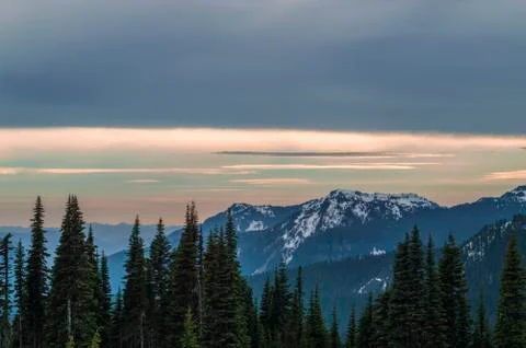 Cascade Ridge. Stockfoto's