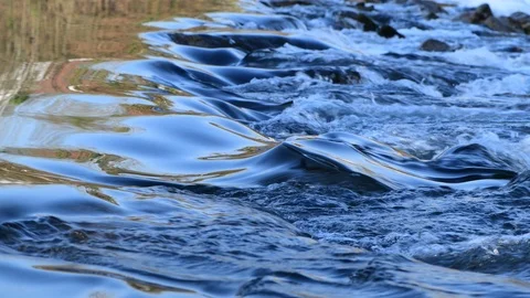 Cascade on the river enns in austria Stock Footage 126753285