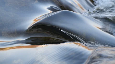 Cascade on the river enns in austria Stock Footage 126753420
