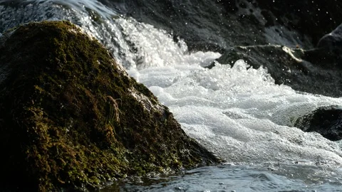 Cascade on the river enns in austria Vidéo 126895647