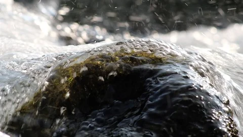 Cascade on the river enns in austria 스톡 동영상 126899583