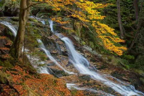 Cascade on the River Stock Photos