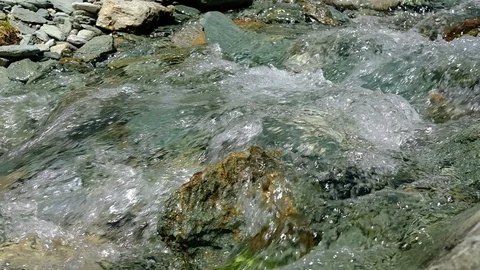 Cascade in valley Umbaltal Stock Footage 126776218