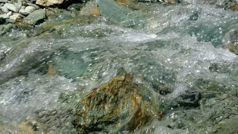 Cascade in valley Umbaltal 库存影片 126776240