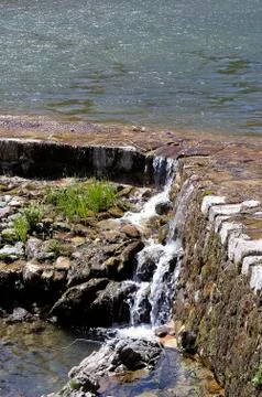 Cascade of water Stock Photos