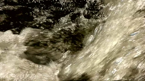 Cascade water stream close up Stock Footage 41408274