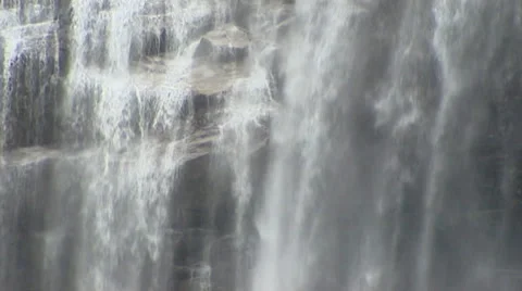 Cascade waterfall in Briksdal, Norway - full screen 動画素材 34515837