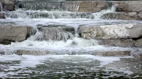 Cascade Waterfall closeup Stock Footage 42308791