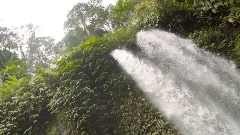 Cascade of a waterfall Stock Footage 93780964