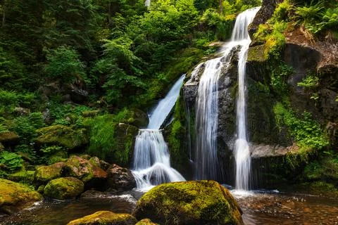 Cascade waterfalls Stock Photos