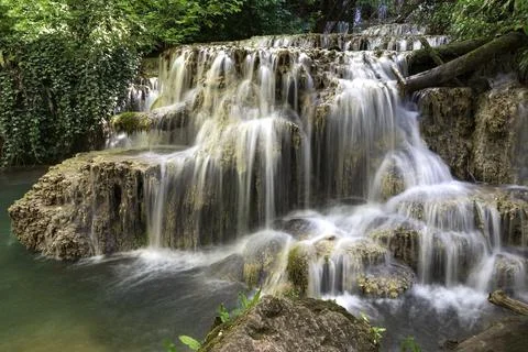 Cascade waterfalls. Stock Photos